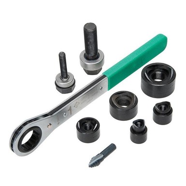 Greenlee Multiple Sizes Manual Knockout Punch Set at