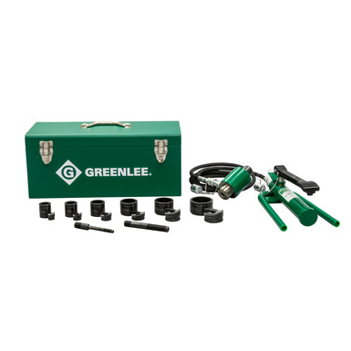 Greenlee hydraulic store knockout set