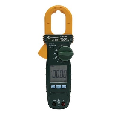 Pinza amperimétrica AC True RMS, 1000V, 1000A, calibrada | Greenlee