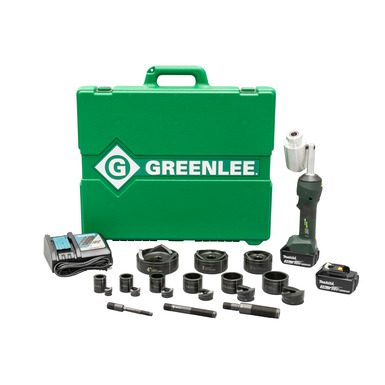 Greenlee LS100X11SB4X Intelli-PUNCH™ Kit de eliminación hidráulica de  batería con Slug-Buster® 1/2 - 3 y 4