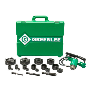 39860 - Greenlee - Punch Set, Tools, 3/4 to 1-1/2 Punch & Dies