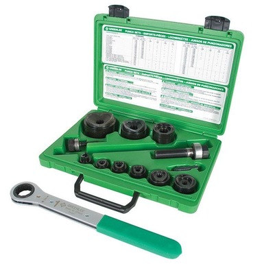 Greenlee Multiple Sizes Manual Knockout Punch Set at