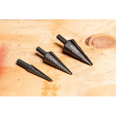 Cobalt step drill clearance bit