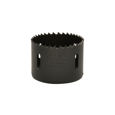 Hole saw size for deals 1 inch conduit