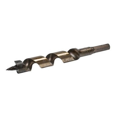 Drill America DMS73-2570 Carbon Steel Nail Buster Auger Bit, Polished  Finish, Spiral Flute, 7/8 Size, 8 Length 