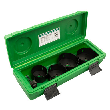 Greenlee hole deals saw kit carbide