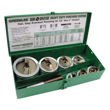 Hydraulic Knockout Punch Set, SC | Greenlee