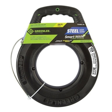 Greenlee 542-250 :: 250' Fish Tape with Reel Stand :: PLATT