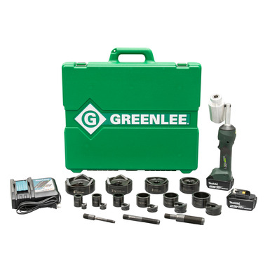 Greenlee battery 2024 knockout set